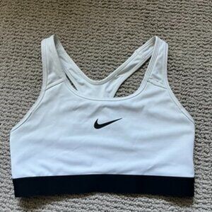 White Sports Bra